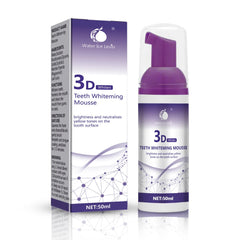 50ml 3D Mousse Toothpaste Teeth Whitening Removing Yellow Teeth Cleaning Tooth Stain Oral Fresh Tooth Care Product 2024 New