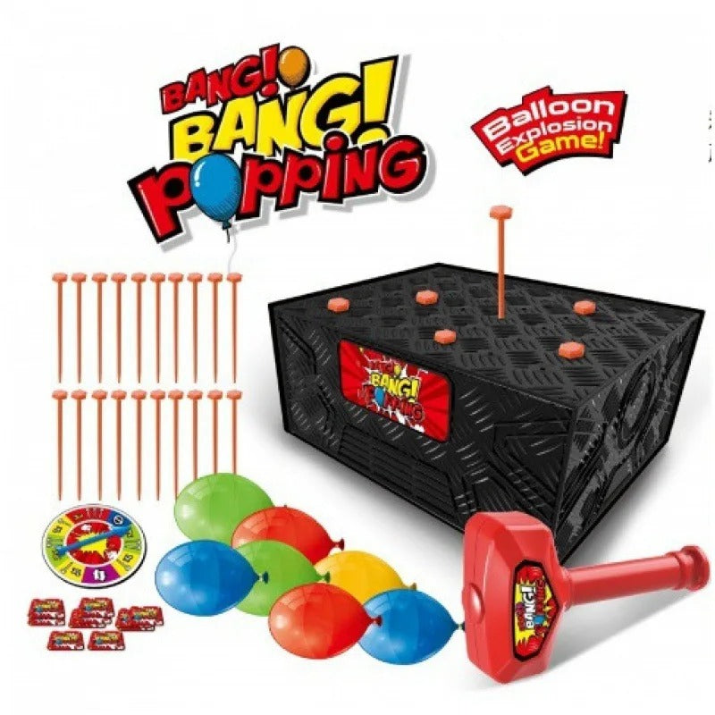 Multiplayer Tabletop Toy Explosion Balloon Game Knocking The Box Balloon Adventure Party Gathering Leisure Entertainment Game