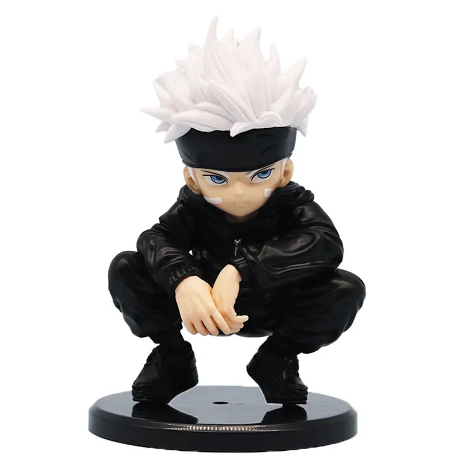 Jujutsu Kaisen Figure Itadori Yuji Gojo Satori Fushiguro Megumi Kugisaki Kawaii Toy Car Decoration PVC Model Gift