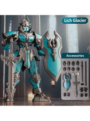 Lucky 13 movable joint doll King Arthur Lich King Knight robot assembly toy model boy gift