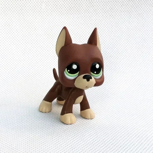 Original pet lps Bobble head toys great dane dogs Rare pet girl's collection old Gen 3 toys