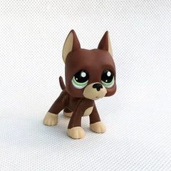 Original pet lps Bobble head toys great dane dogs Rare pet girl's collection old Gen 3 toys