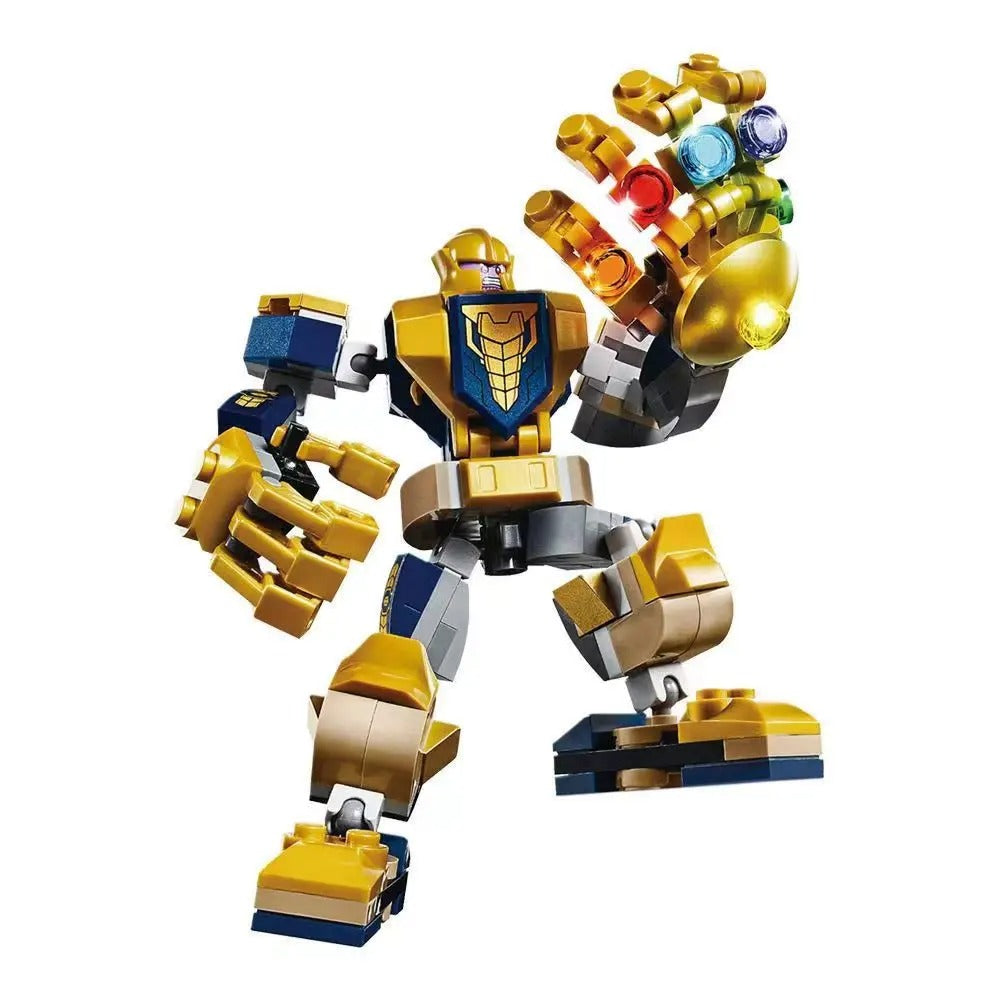 Superhero Bricks Avengers Thor Iron Man Thanos Assemble Compatible Action Figure Toy Building Blocks Model Ornament