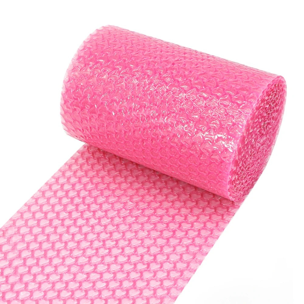 20cmx5 Meters Pink Blue Lovely Heart Shape Bubble Wrap Shockproof Package For Gifts Box Fragile Glass Goods Pack Party Decor