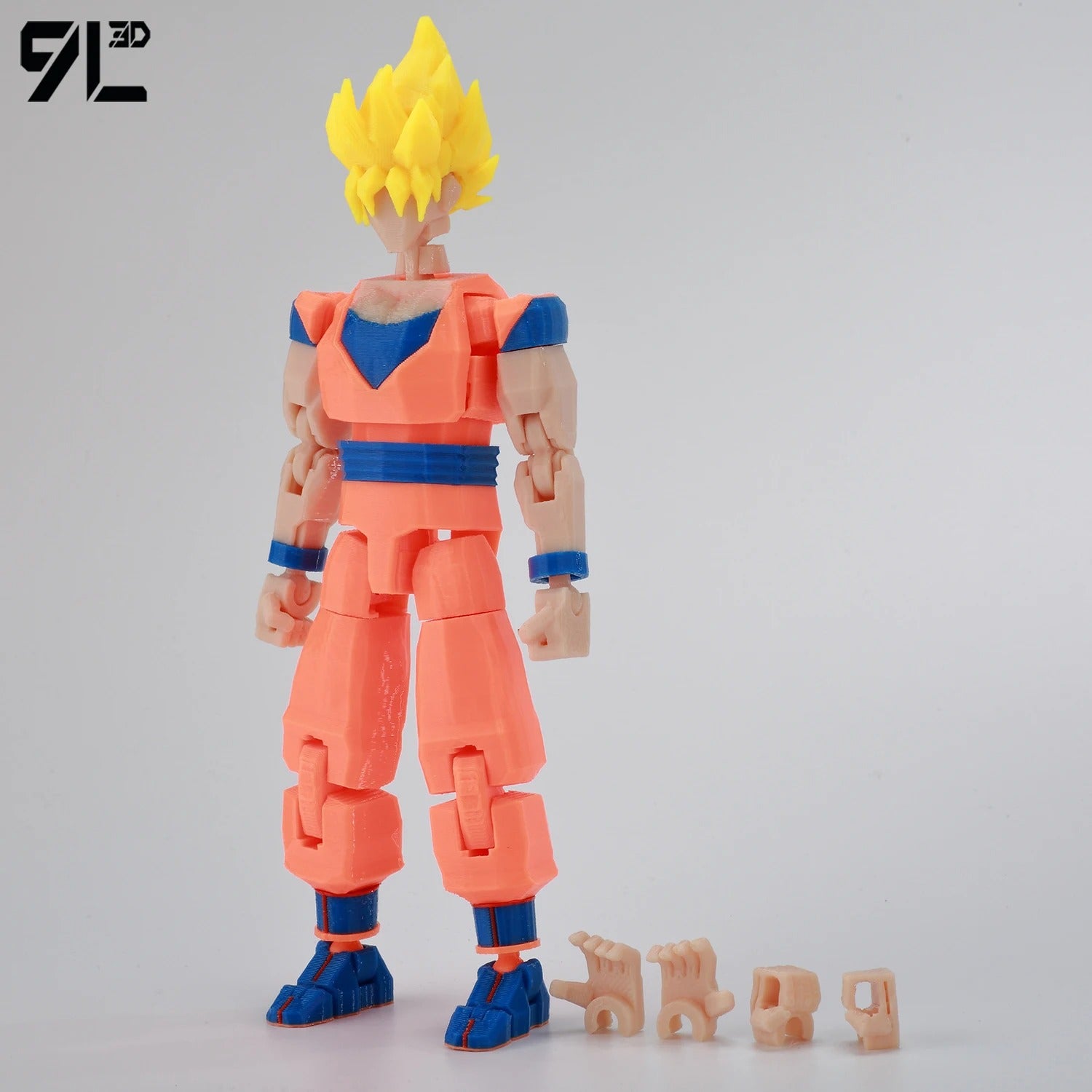 9L3D Printed Dragon Ball Son Goku Vegeta Beerus Frieza Anime Lucky13 Dummy13 Titan13 Action Figures Multi-Jointed Movable Toys